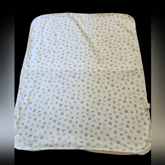 Vintage JUST BORN Baby Blanket You Are My Sunshine Sun Pastel 90s Y2K READ - Picture 2 of 14